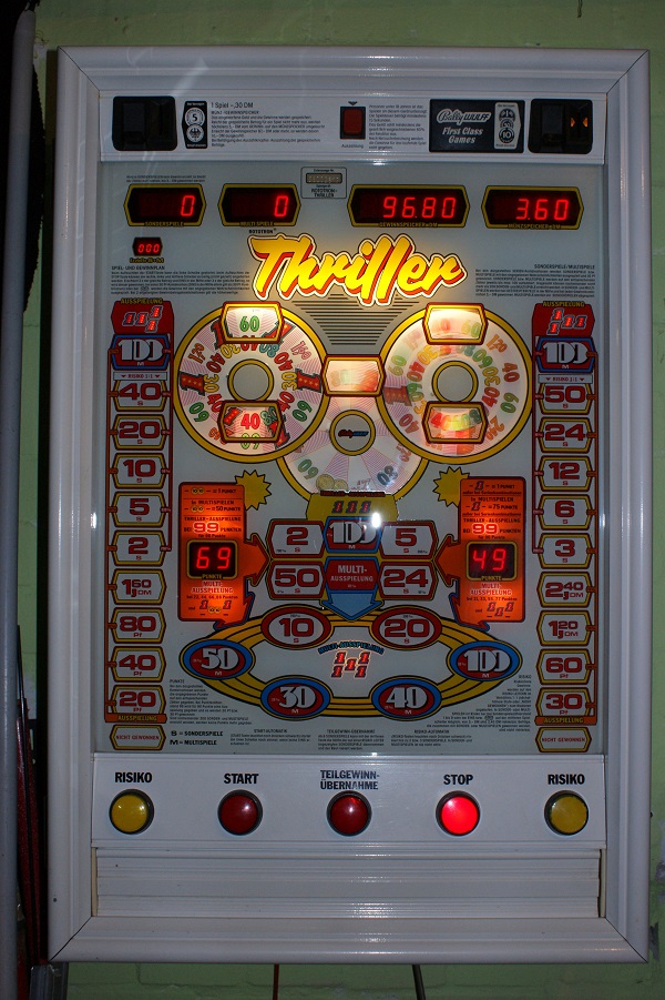 Thriller Rototron ws Bally 1989