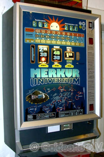 Universum (mit roten Sternen im Tableau)