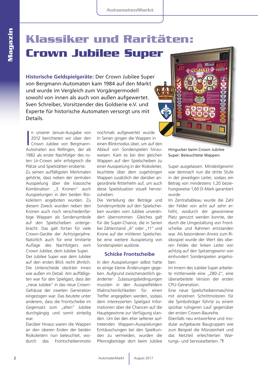 Crown Jubilee Super Bergmann 1984