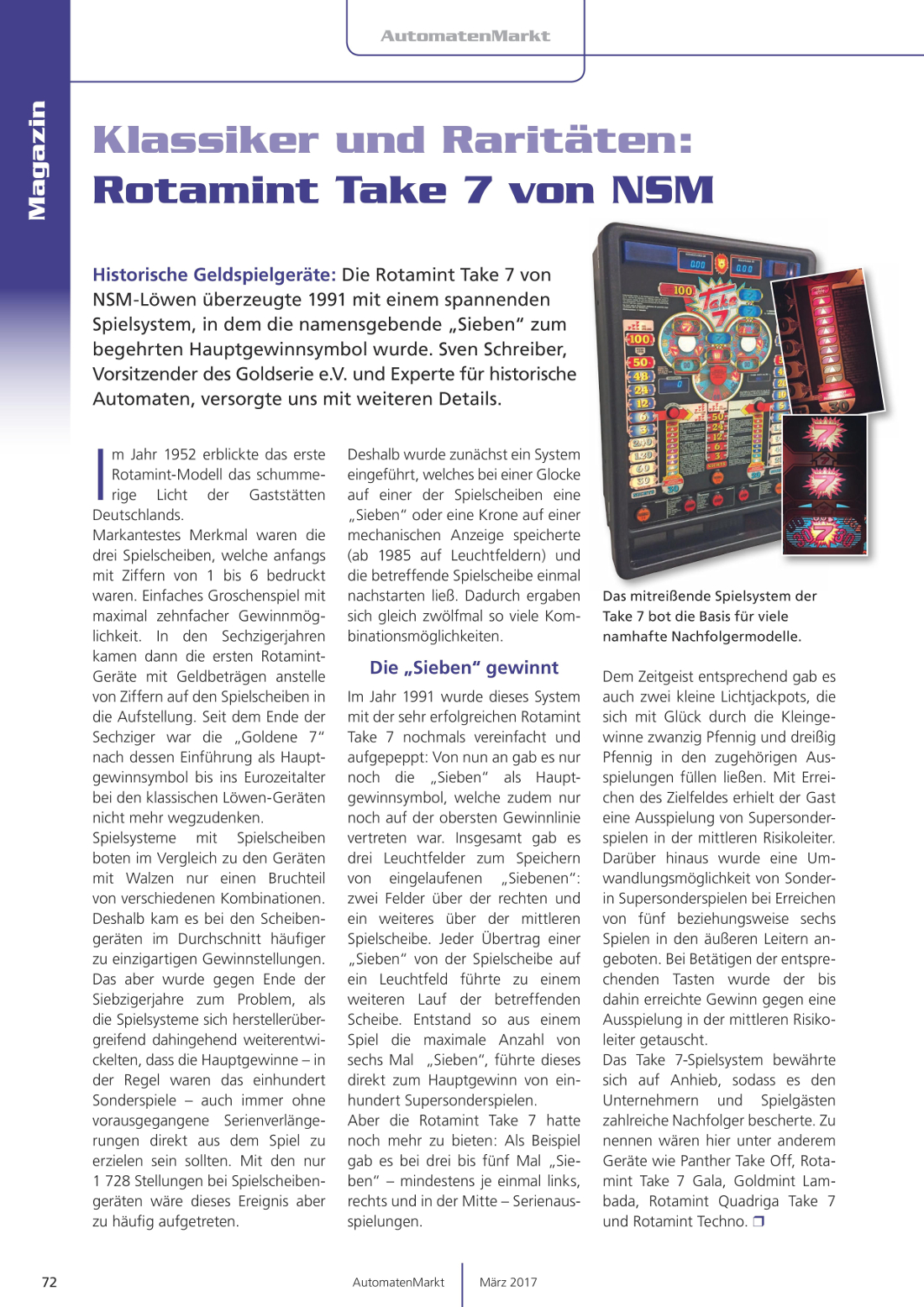 Take 7 Rotamint NSM 1991