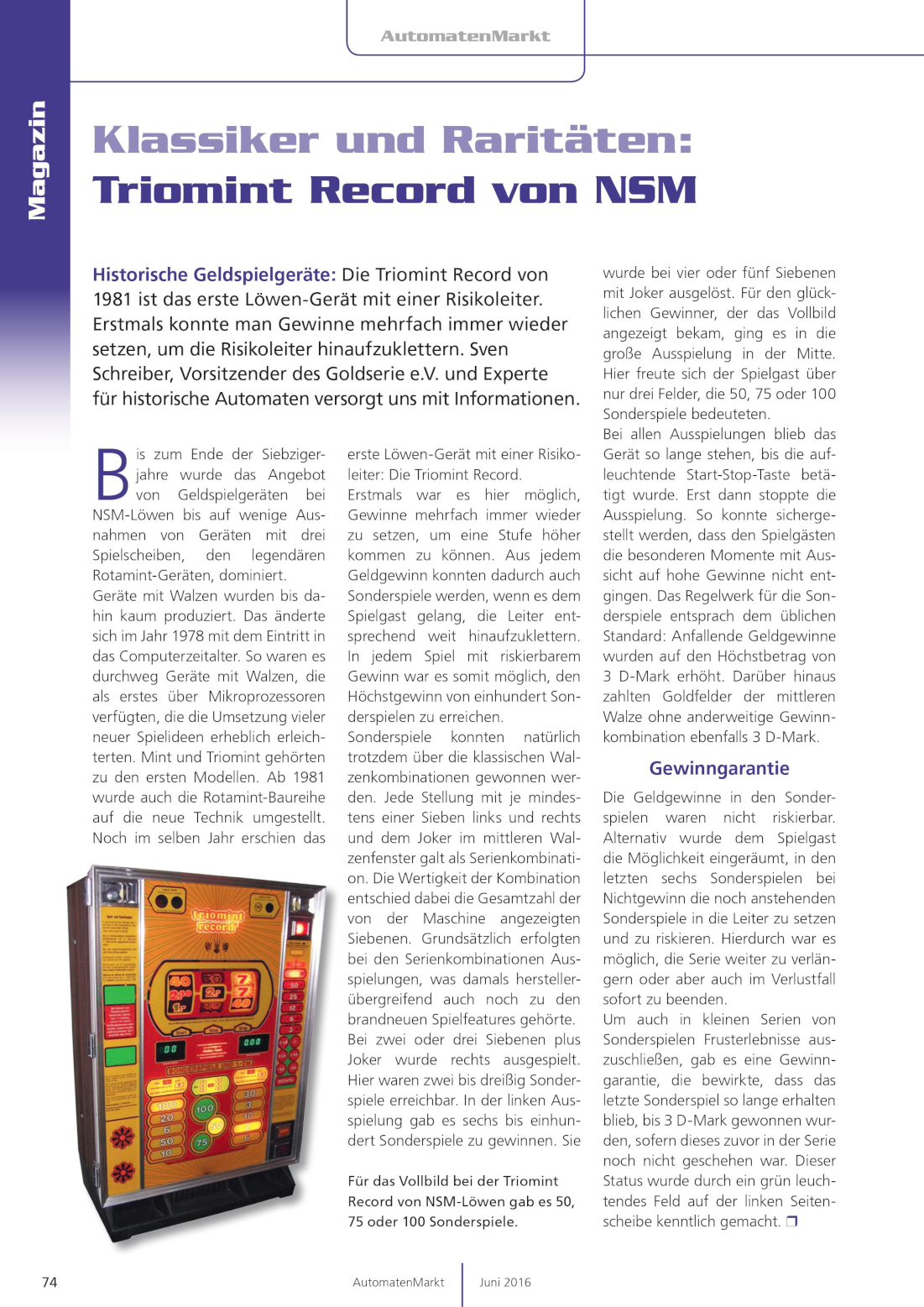 Record Triomint NSM 1981