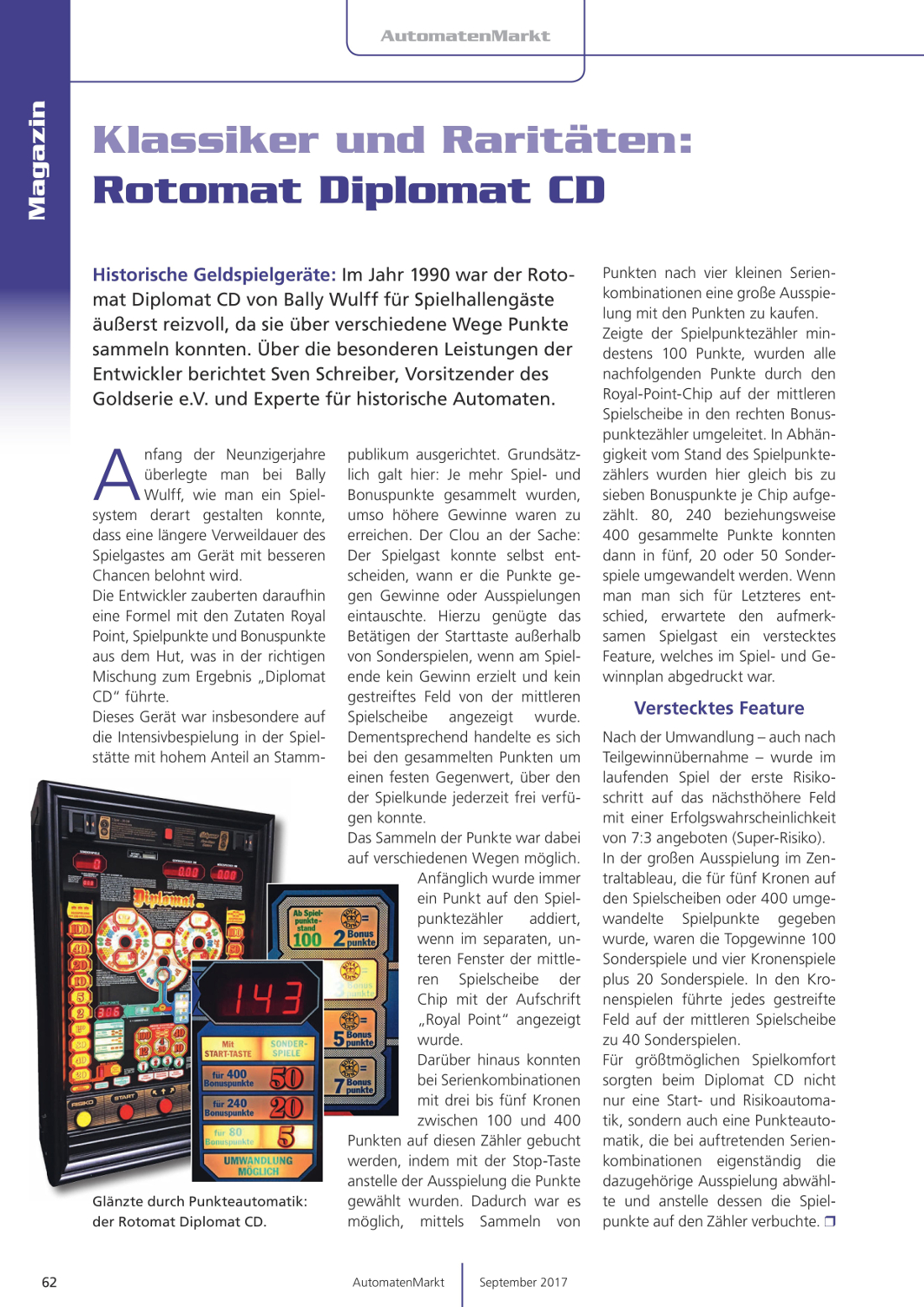 Rotomat Diplomat CD Printversion AM Ausgabe 09 2017