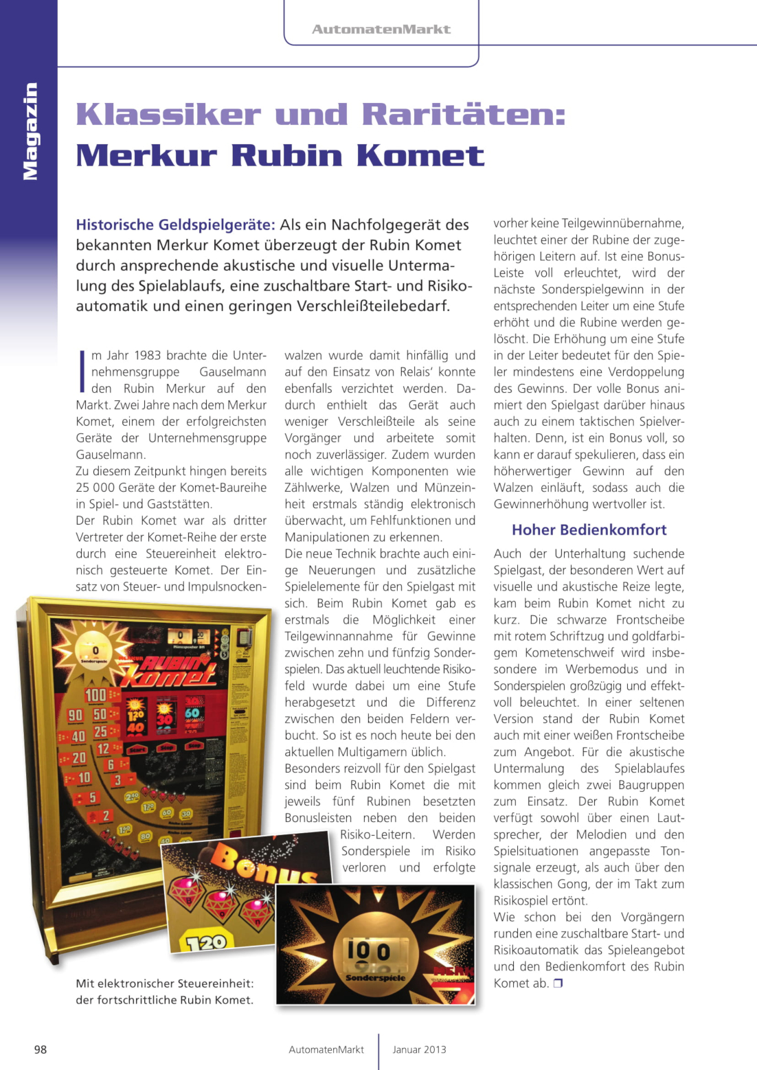 Rubin Komet Merkur adp 1984 PVAM