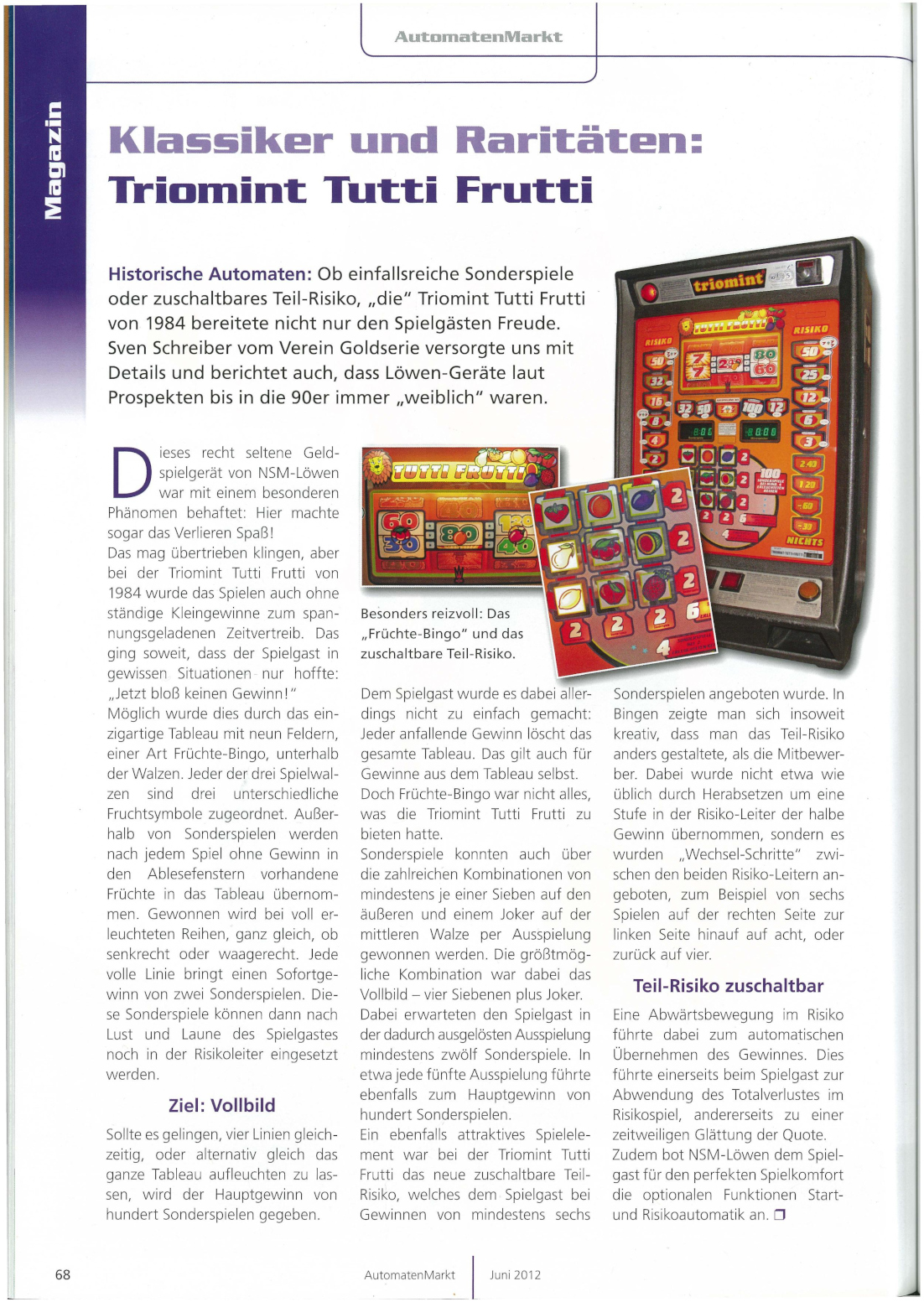 Tutti Frutti Triomint NSM 1984 Printversion AM