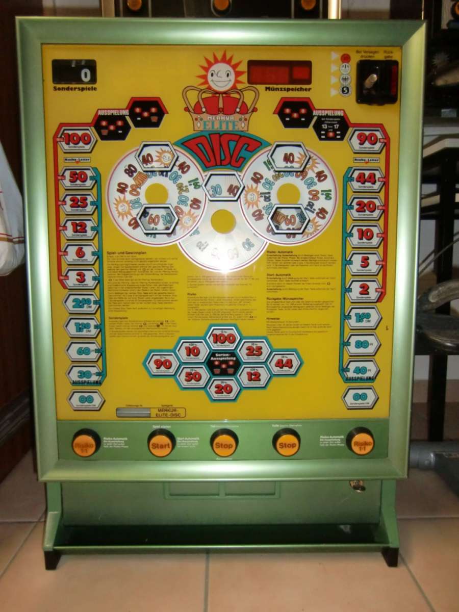 Elite Disc ge gn ge Zahlen und Schriftzug invers