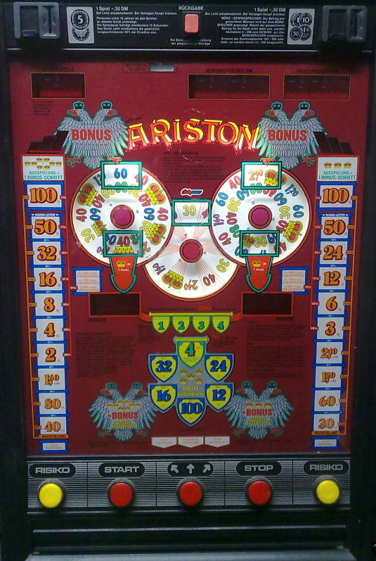 Ariston Rototron Bally Wulff 1989 rt sw