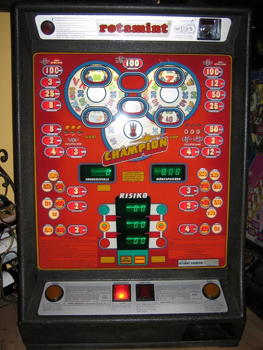 Champion Rotamint rote Frontscheibe NSM Lwen 1985