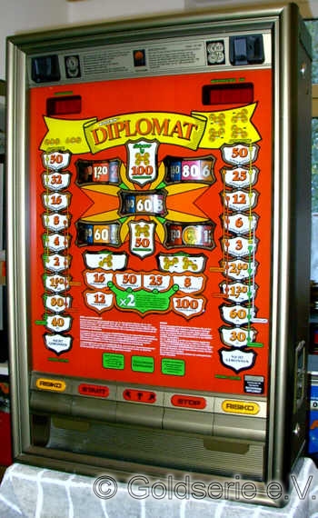 Diplomat Rototron Bally Wulff 1985 rot altes Foto
