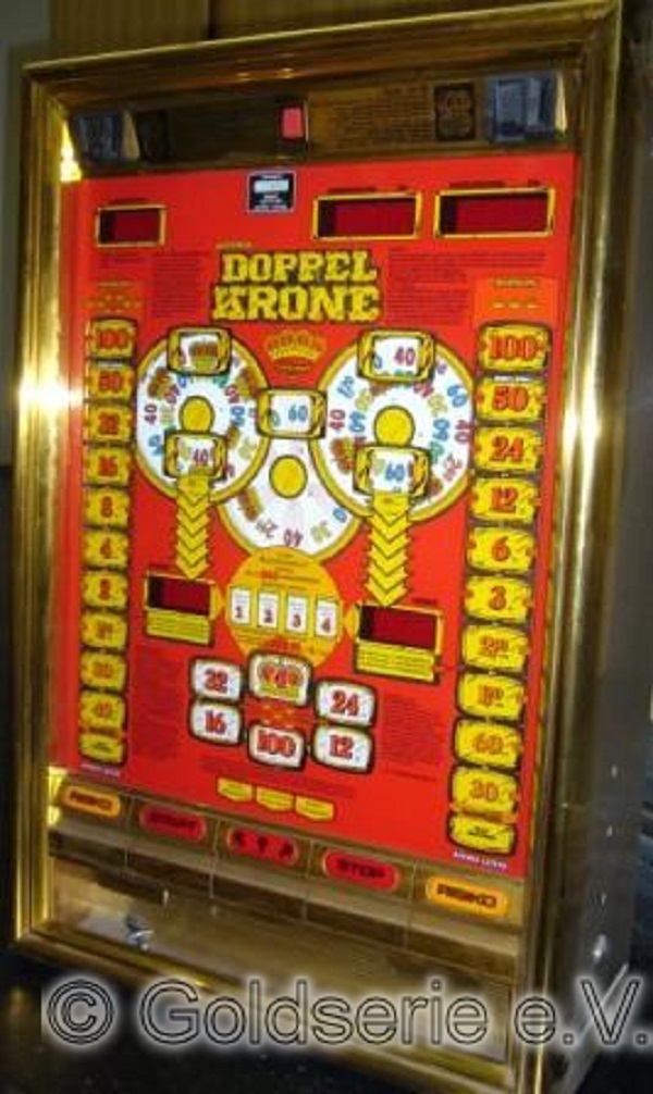 Doppel Krone Rototron rt go zgl Bally Wulff 1986