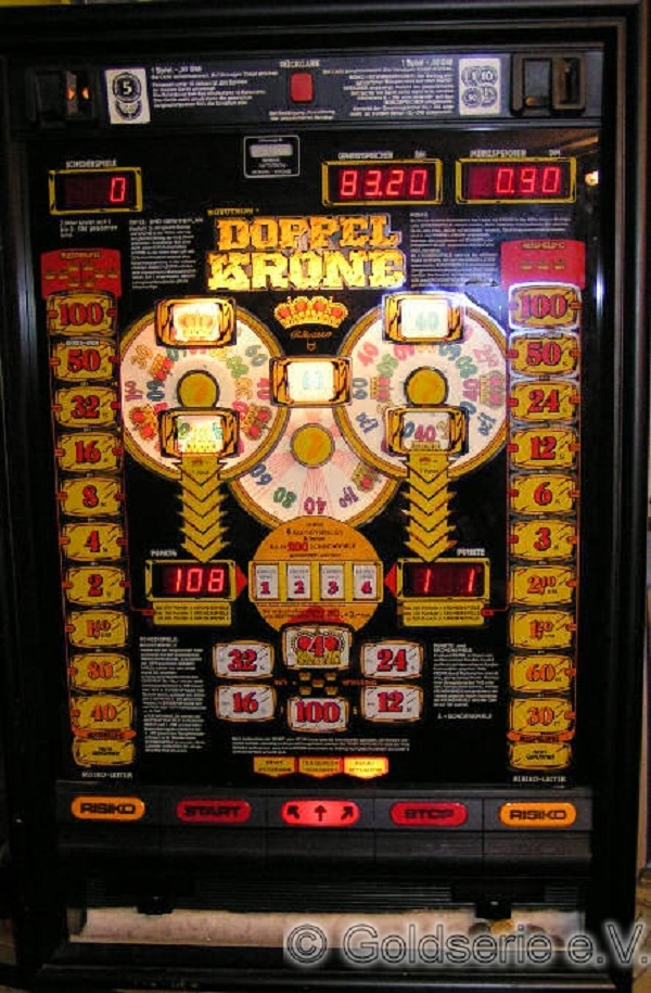 Doppel Krone Rototron sw sw zgl Bally Wulff 1986