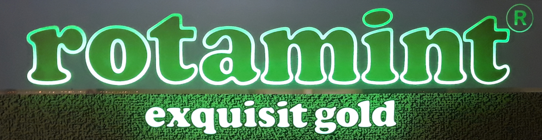 Exquisit Gold Rotamint NSM Schriftzug gn 1975 SZ