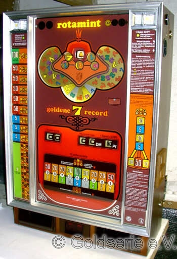 Goldene 7 Record Rotamint NSM 1978 altes Foto
