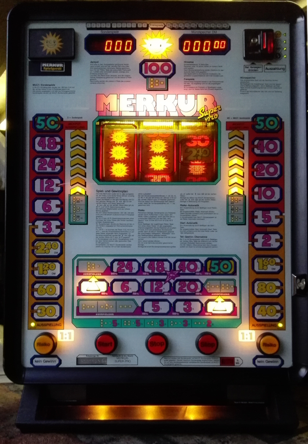 Super Pro Merkur adp Gauselmann 1991 ws INI