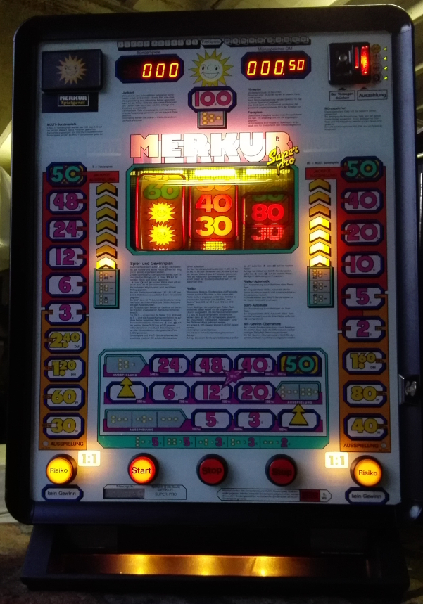 Super Pro Merkur adp Gauselmann 1991 ws SPIEL